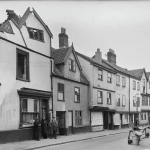 Oak Street Norwich Print 1942 Oak Street Norwich Print 1942