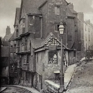 A 19th-century view of Steep Street Bristol, captured in a platinum print