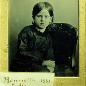 Henrietta Darwin Print, Daguerreotype, 1851 Henrietta Darwin Print, Daguerreotype, 1851
