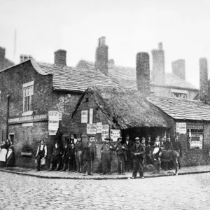 Print of Old Smithy, Leigh, 6 May 1863 Print of Old Smithy, Leigh, 6 May 1863