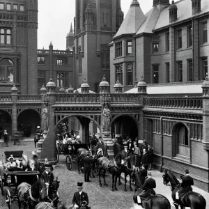 Print of Royal Opening of Birmingham General Hospital, July 1897 Print of Royal Opening of Birmingham General Hospital, July 1897
