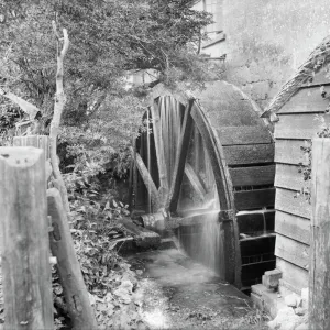 Waterwheel Print: Chipping Campden Mill Exterior