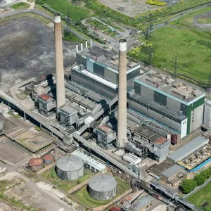Tilbury Power Station Print, a photograph of the decommissioned coal-fired power station in Essex Tilbury Power Station Print, a photograph of the decommissioned coal-fired power station in Essex