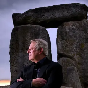 Al Gore at Stonehenge Print Al Gore at Stonehenge Print