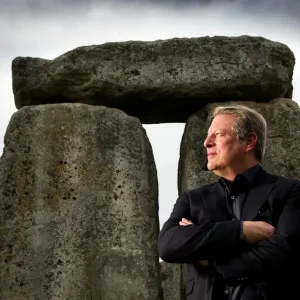 Al Gore at Stonehenge Print Al Gore at Stonehenge Print