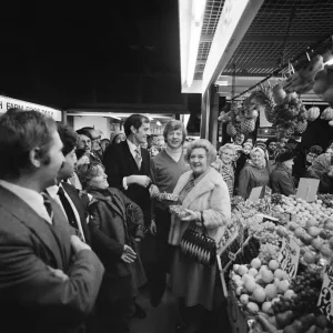 Print of Mollie Sugden at Wood Green Shopping City Market Hall Print of Mollie Sugden at Wood Green Shopping City Market Hall