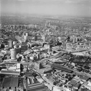 Birmingham City Centre Print, 1971