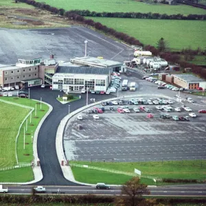 Print of Bristol Airport, November 1970 Print of Bristol Airport, November 1970