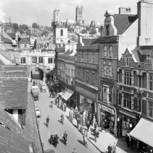 Prints of Towns and Cities of England - Streets, Skylines and Urban Life: Lincoln