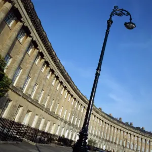 The Royal Crescent Print, a photograph of the curved Georgian architecture