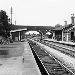 Wiltshire Stations Mounted Print Collection: Dauntsey Station