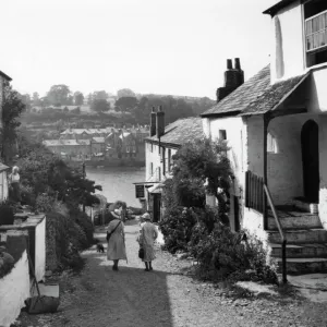 Print of Bodinnick, Cornwall, c. 1935