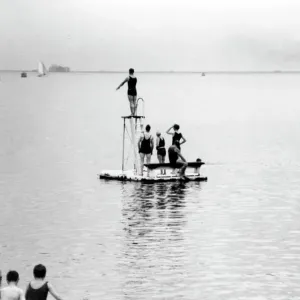 Diving Float Print, Cornwall 1931
