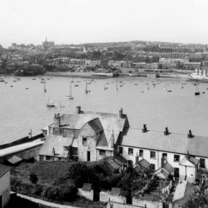 Falmouth Harbour Print, August 1928