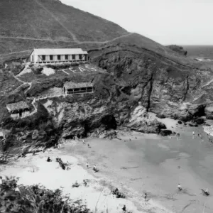Print of Portreath Beach, Cornwall, 1928