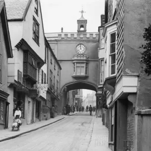 Fore Street, Totnes Print, c1910: A Westward View Fore Street, Totnes Print, c1910: A Westward View