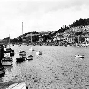 Looe Harbour, Cornwall, August 1951