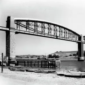 Royal Albert Bridge Print, 1939 Saltash Tamar River View
