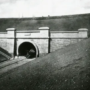 Print of the English Portal, Severn Tunnel