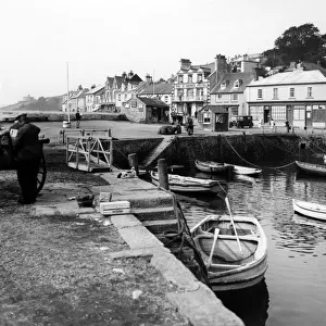 St Mawes Harbour, Cornwall, September 1930