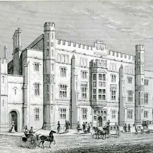 Bristol Temple Meads Station Print c.1840s Lithograph