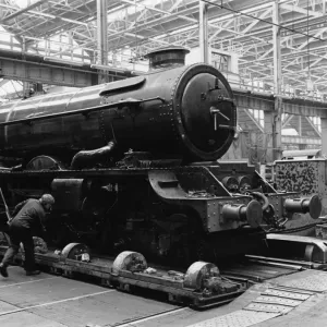 Keine 6000 König Georg V in Swindon Werke Keine 6000 König Georg V in Swindon Werke