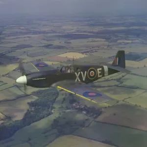 North American Mustang Print, 2 Squadron RAF North American Mustang Print, 2 Squadron RAF