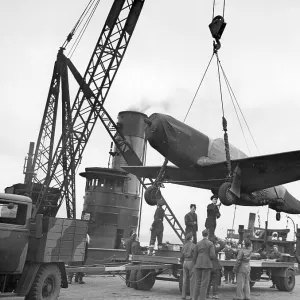 Unloading Mustangs in Liverpool