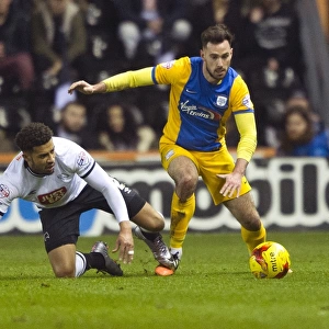 Battle at Deepdale: Preston North End vs. Derby County - SkyBet Championship Clash (February 2016)
