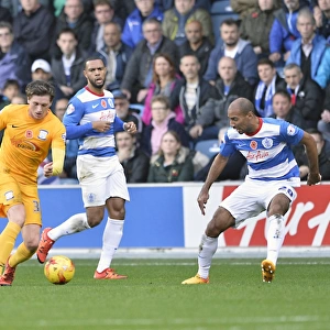 2015/16 Season Glass Frame Collection: Queens Park Rangers v PNE, Saturday 7th November 2015, SkyBet Championship