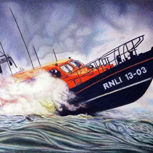 THE COLOURFUL STORM ( THE R AND J WELBURN RNLI EXMOUTH )