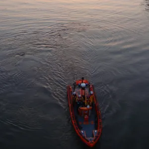 Tower E class lifeboat on the River Thames