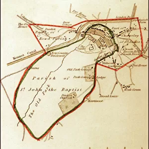 1832 Victorian Map of Devizes