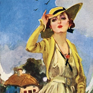 1920s fashionable lady by Barribal