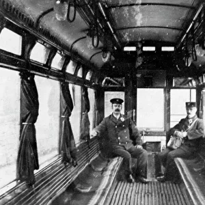 1930s Inside A Burnley Tram Probably Thirties