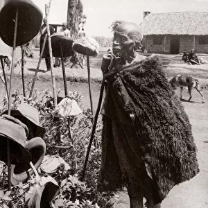 1940s East Africa elderly Kikuyu man, Kiamba reserve