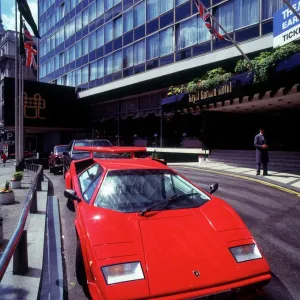 1986 Lamborghini Countach Print, Kensington Gardens, London
