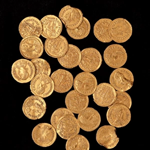 28 coins of Honorius and Arcadius (4th-5th c