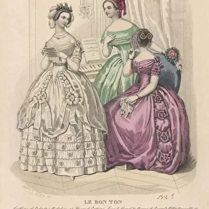3 Evening Dresses 1843