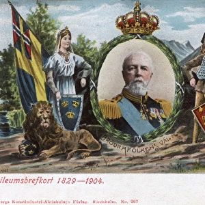 The 75th Birthday of King Oscar II of Sweden