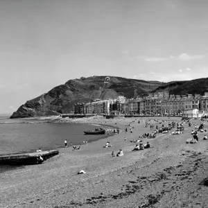 Aberystwyth 1950s Print - Mid Wales Seaside Resort