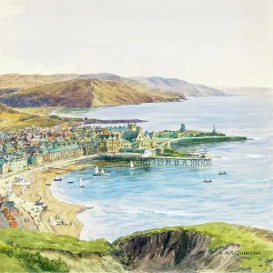 Aberystwyth, Wales, from Constitution Hill