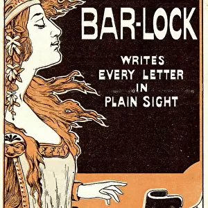 Advert, The Royal Bar-Lock typewriter