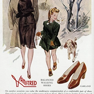 Advert for Vani-tred shoes 1946