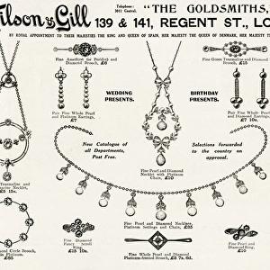Advert for Wilson & Gill jewellery 1913