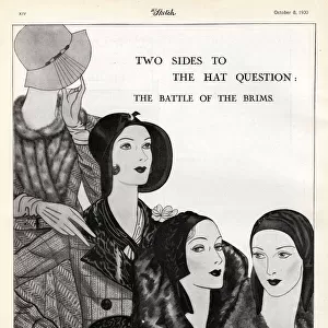 Advert for womens hats from Henry Heath, London