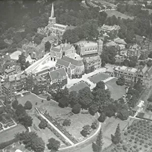 Aerial view of Harrow School