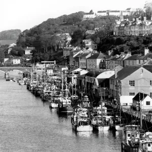 Aerial View of Looe, Cornwall Print Aerial View of Looe, Cornwall Print