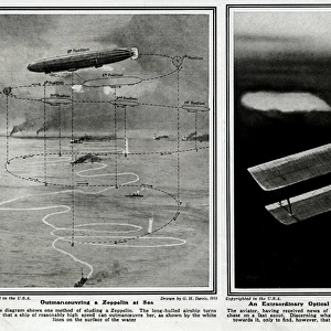 Aeroplanes v. Zeppelins by G. H. Davis