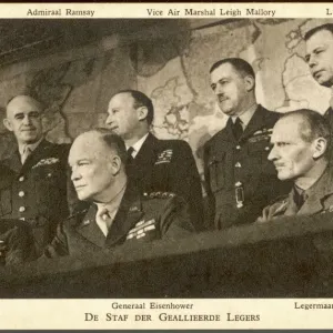 Allied D-Day Commanders Print Allied D-Day Commanders Print